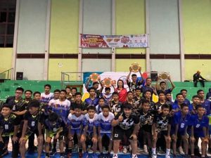 Hadir Malam Puncak Piala Bupati Cup, Vina Terkesan Dengan Potensi Bibit Pemain Voli Belitung