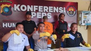 Satreskrim Polres Belitung Berhasil Menangkap Seorang Pria Yang Diduga Menjual Senjata Api Ilegal