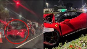 Viral Mobil Ferrari Tabrak 5 Kendaraan di Senayan, Polisi Kini Lakukan Tes Urine ke Pengemudi